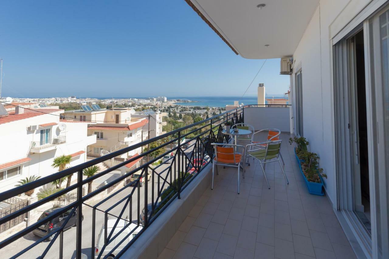 Groovy & Cozy Apt With Private Seaview Rooftop Terrace Rhodes City Exterior photo